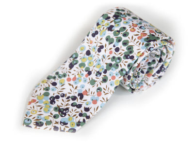 #206 Floral Print Tie