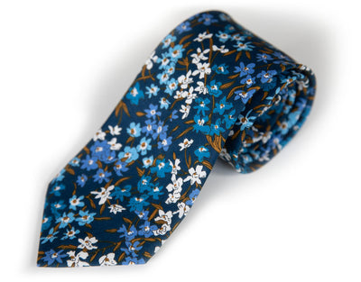 #208 Floral Print Tie